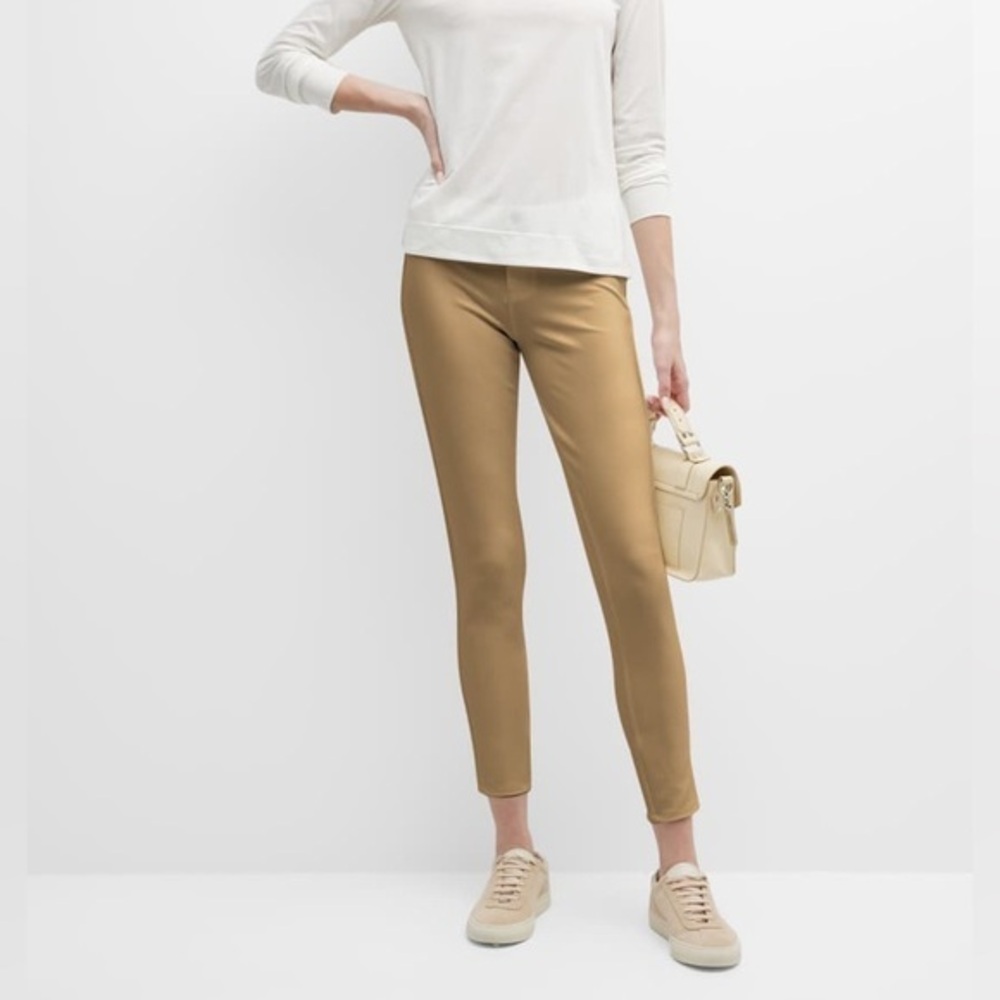 Lafayette 148 Mercer Acclaimed Stretch Skinny Pants‎ Cammello Womens 14